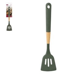 Espatula vazada verde cb mad e silicone