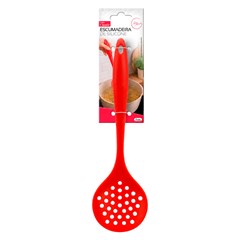 Escumadeira de silicone verm                 cx:048