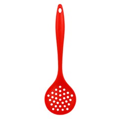 Escumadeira de silicone verm                 cx:048