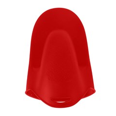 Luva pegador silicone preta/verm             cx:048