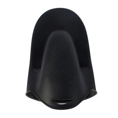 Luva pegador silicone preta/verm             cx:048