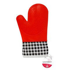 Luva silicone forrada   cx:048