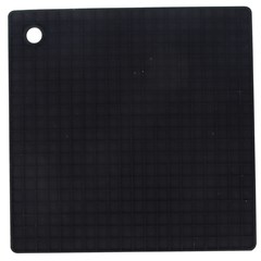 Descanso de panela de silicone preto/verm     cx:00120