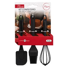Kit confeiteiro preto/verm 3pcs              cx:048