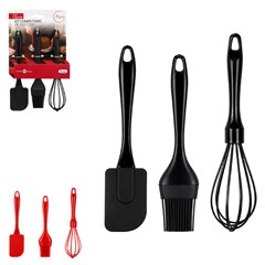 Kit confeiteiro preto/verm 3pcs              cx:048