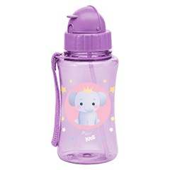 Garrafa plast 400ml c/canudo elefante  cx:048