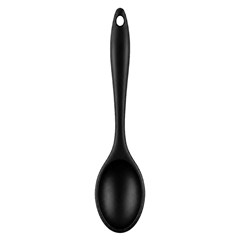 Colher de silicone preta                     cx:048