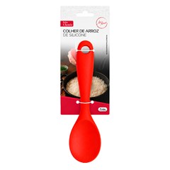 Colher de arroz de silicone verm             cx:048