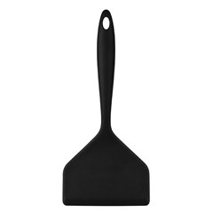 Espatula grande de silicone preta            cx:048