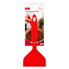 Espatula grande de silicone verm             cx:048