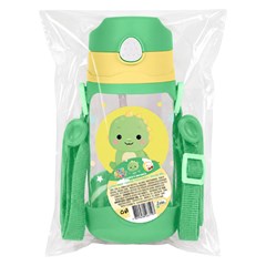 Garrafa plast 400ml c/canudo e alca dupla di cx:00040