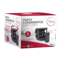 Porta condimento giratorio 6pcs              cx:012