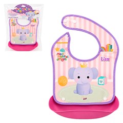 Babador c/pega migalhas elefante             cx:144