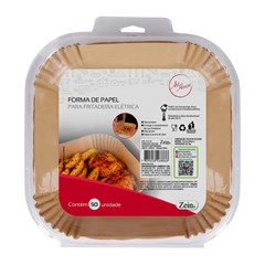 Forma de papel quad air fry 50 pcs 16cm      cx:048