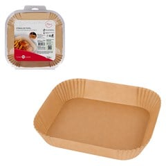 Forma de papel quad air fry 50 pcs 20cm      cx:048