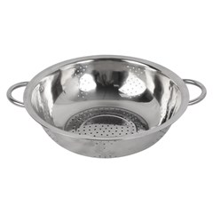 Escorredor de massa inox                     cx:048