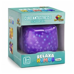 Cubo antiestresse decorado 5,5x5,5cm         cx:00096