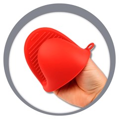 Luva pegador silicone                                 cx:00048