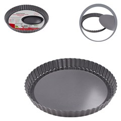 Forma filetada fdo removivel 26cm            cx:036