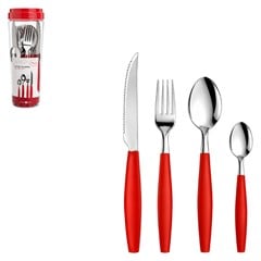Talher pote c/17pcs vermelho                 cx:00024