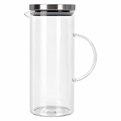 Jarra de vidro boro 1,3l classic tpa inox        cx:012