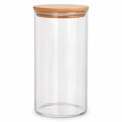 Pote de vidro boro red 900ml tpa bambu       cx:024