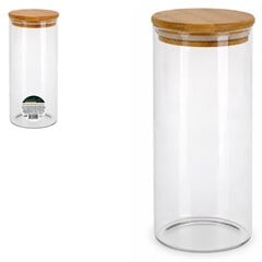 Pote de vidro boro red 1l tpa bambu