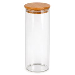 Pote de vidro boro red 1,2l tpa bambu