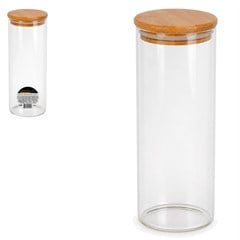 Pote de vidro boro red 1,2l tpa bambu
