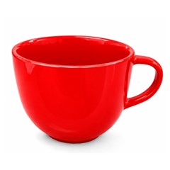 Caneca porc 450ml jumbo vermelha             cx:012