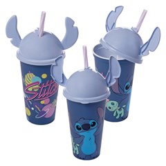 Copo 500ml stich com tampa ludica            cx:008