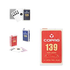 Baralho papel copag 139 c/ 54 cartas