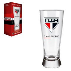 Copo de vidro 300ml lager sao paulo             cx:012