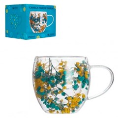 Caneca boro 250ml parede dupla camelia outon cx:024