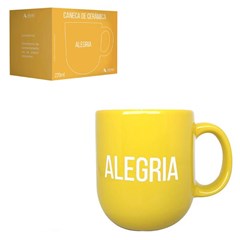 Caneca de ceramica 220ml momentos alegria            cx:036