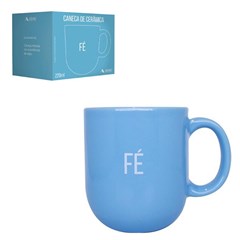 Caneca de ceramica 220ml momentos fe                 cx:036