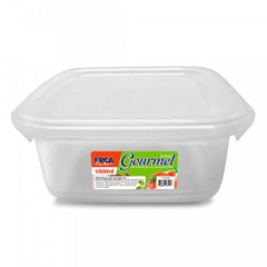 Pote plast 1500ml quad c/trava transp        cx:012
