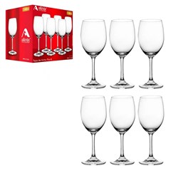 Taca 350ml vinho cristal marie               cx:008