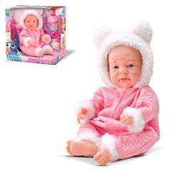 Boneca new born 29 cm friozinho c/ acess ref833 cx004