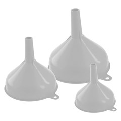 Cj funil plast 3pcs pmg color            cx:075