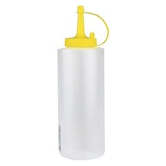 Bisnaga plast 350ml mostarda lisa            cx:030