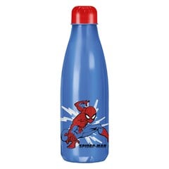 Garrafa 600ml homem aranha paris azul        cx:012