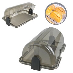 Porta pao 30x18cm fume                       cx:006