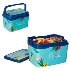 Caixa termica 7lts alca azul                 cx:012