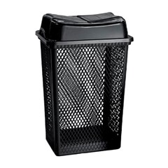 Cesto telado 49lts com tampa articulada      cx:008